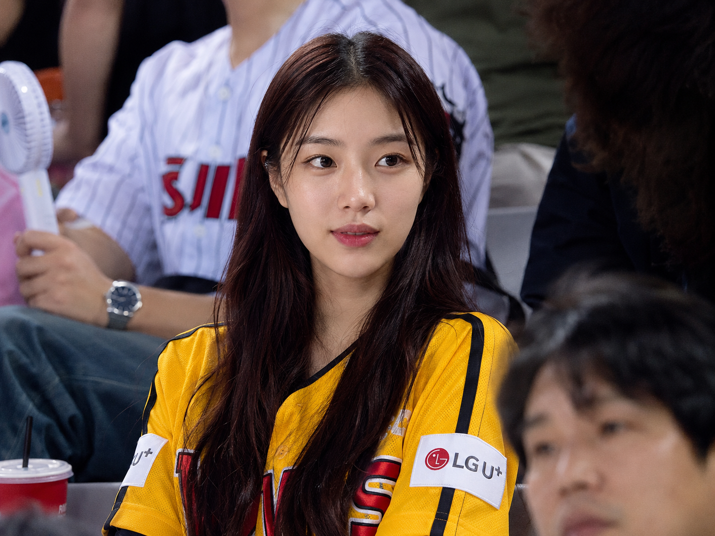 Korean baseball AI broadcast frame generated with Picsart blog prompt set